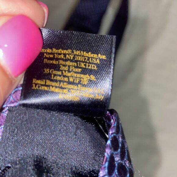 Brooks Brothers Purple and Blue tie - Picture 6 of 6